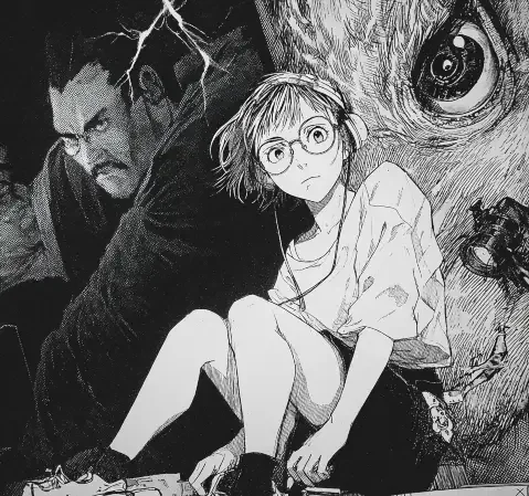 校园题材漫画封面，描绘放学后的教室与青春氛围